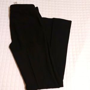 Zara Sam Black Slightly Flared Leg Dress Pants